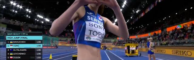 Skok za srebro, osmeh od zlata i srce za Srbiju! Pogledajte istorijski nastup Angeline Topić /VIDEO/