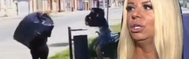 DARA SA SINOM KRŠI POLICIJSKI ČAS?! Pevačica BEŽALA OD POLICIJE, SAKRILA SE ISPOD DŽAKA ZA SMEĆE - Isplivao hit snimak! (VIDEO)