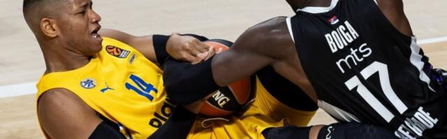 PARTIZAN "PORODIO" POBEDU U PIONIRU: Crno-beli se mučili, pa konačno slomili Makabi u poslednjoj četvrtini