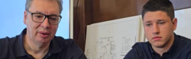 Vučić tešio Miloša Pavlovića i poručio: Bolje ćaci,  nego naci (VIDEO)