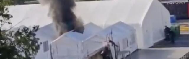 Pucnjava i požar u “Ćacilendu“ ispred Narodne skupštine