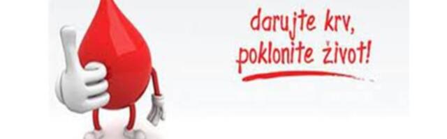 Akcije dobrovoljnog davanja krvi u četvrtak u Galeriji NU i Ekonomskoj školi