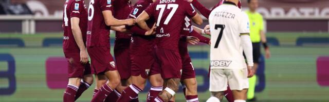 "BIKOVI" SE NAMERAČILI NA "CRNO-ZELENE" BOJE: Fudbaleri Torina pobedili Sasuolo posle preokreta