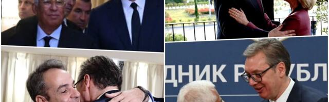 VUČIĆ NA SVEČANOJ VEČERI PRIREĐENOJ ZA UČESNIKE SAMITA U TIVTU: U manje formalnoj atmosferi razgovaram sa brojnim evropskim zvaničnicima i partnerima iz regiona