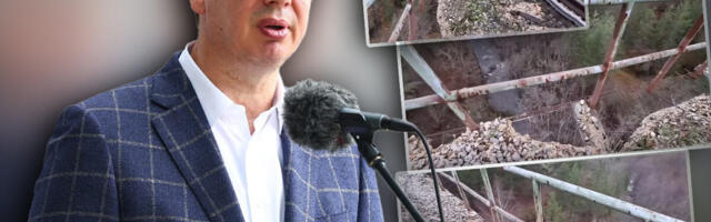 EVO U KAKVOM JE STANJU PRUGA O KOJOJ JE VUČIĆ DANAS PRIČAO: 50 godina u nju niko nije uložio ni dinara, ograda na mostu samo što ne padne (VIDEO)