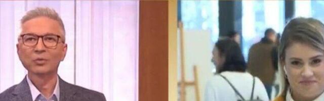 LAPSUS NA PRVOJ TELEVIZIJI: Voditeljka UŽIVO u programu govorila da je danas "VELIKI PETAK", Dejan Pantelić pocrveneo od blama! (VIDEO)