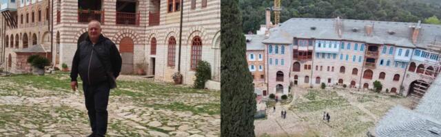 Cvetanović boravio na Svetoj gori, posetio Hilandar i metoh Kakovo