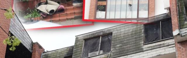 POŽAR BUKTI, DIM HULJA NA SVE STRANE, VATROGASCI RAZBIJAJU PROZOR! Ovako je sinoć izgledala drama u Lazarevcu! (VIDEO)