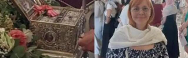 Velika vernica! Satima čekala u redu sa narodom: Voditeljka RTS-a se poklonila pojasu presvete Bogorodice