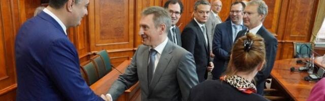 Ministar privrede Rade Basta sa nemačkom delagacijom za ekonomiju i klimatske promene