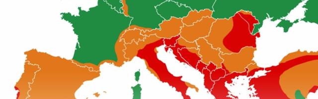 Pojavila se nova karta Evrope: Najveći deo Balkana u CRVENOM, dok je sever gotovo potpuno siguran