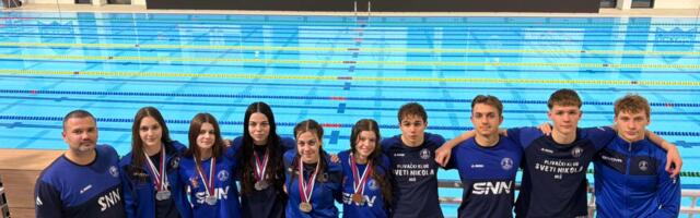 Novi nacionalni rekord takmičara PK “Sveti Nikola” iz Niša i 15 medalja na Otvorenom prvenstvu Srbije