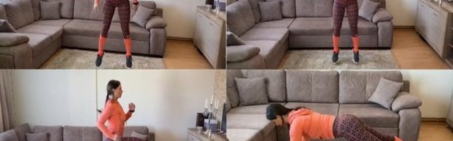 KARDIO TRENING ZA SAGOREVANJE MASTI! Tvin fit sa Milicom Marjanović! (Video)