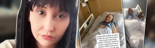 "Bolovi nakon operacije prejaki!" Oglasila se Jasmina iz bolničke postelje u Turskoj: Nadam se da ću biti bolje