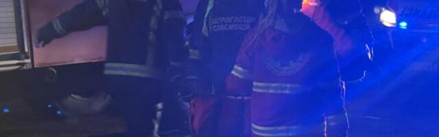 U noćašnjem požaru u Kragujevcu povređene dve osobe