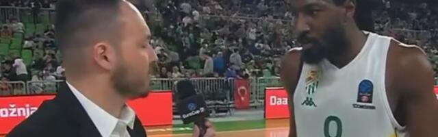 Najluđi intervju jednog košarkaša na poluvremenu: Alimpijevićev "džoker" ZAREŽAO usred Ljubljane i najavio nokaut Cedevite - desilo se! /VIDEO/