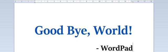 Microsoft objavio kada će „ugasiti“ WordPad