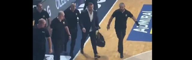 Reagovalo obezbeđenje u Morači: Prvi čovek Zvezde izbačen (VIDEO)