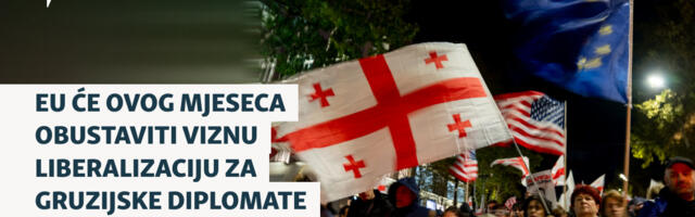 EU će ovog mjeseca obustaviti viznu liberalizaciju za gruzijske diplomate