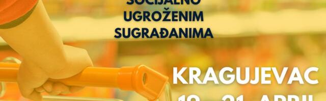 Kreni-promeni Kragujevac: Donacija namirnica socijalno ugroženim sugrađanima