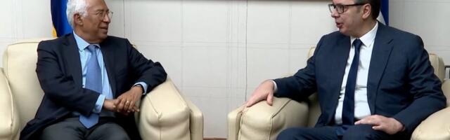 "Dobro došli u Srbiju, dragi Antonio!" - Vučić dočekao predsednika Evropskog saveta