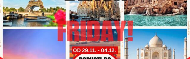 Putovanja za doček Nove godine po Black Friday akcijskim cenama: Autobusom od 41€, avionom od 432€