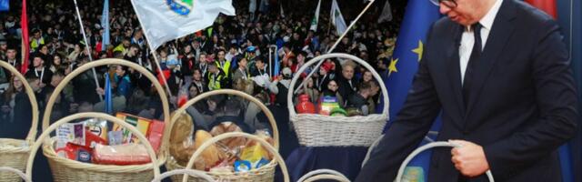 VUČIĆ JE LJUT Studentima se deli hrana koja nije na akciji