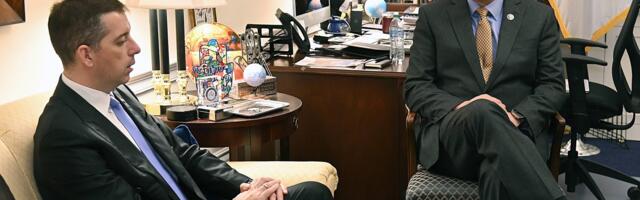 Đurić sa kongresmenom Šnajderom o unapređenju odnosa Srbije i SAD, Kosovu i NIS-u