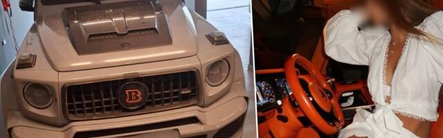 Vođi kavačkog klana danas zaplenjen "brabus" od pola miliona evra: Evo kako se zgodna Iva baškarila u njemu (FOTO)