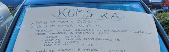 "KOMŠIKA! Eno ga kupus, PLASTIFICIRAO SE"! Poruka neurednoj komšinici koju danas šeruje ceo Balkan