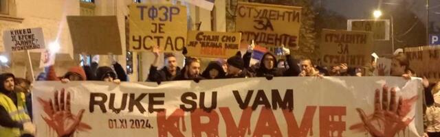 VIDEO: Studenti najavili blokadu kružnog toka kod Avale