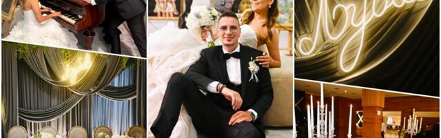 BAJKOVITA DEKORACIJA NA VENČANJU SINA DIREKTORA GRANDA! Sve je spremno za gala svadbu Dušana i Staše, mlada kao princeza zasvirala klavir (FOTO/VIDEO)