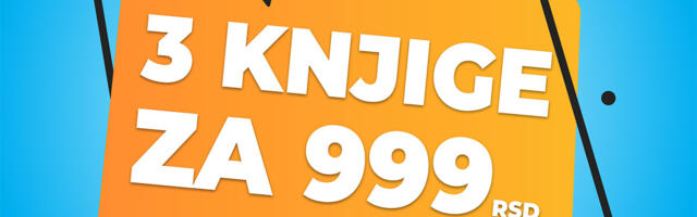 Nova prolećna Vulkanova akcija: 3 knjige za 999 dinara