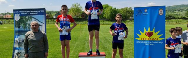 Uspeh užičkih atletičara na Krosu RTS-a