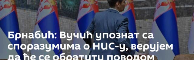 Брнабић: Вучић упознат са споразумима о НИС-у, верујем да ће се обратити поводом Путинове изјаве
