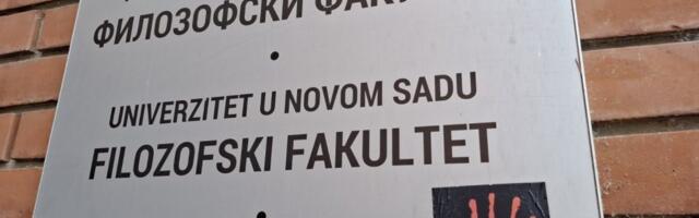 Štrajk upozorenja na Filozofskom fakultetu u Novom Sadu