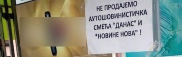 Dosta je trovanja Srbije! Na jednom kiosku u Novom Sadu osvanula jasna poruka - Svaka čast za stav i obraz! (FOTO)