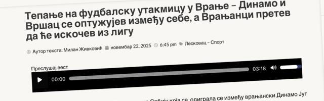 Kako izgledaju vesti na južnjačkom dijalektu –  portal „Južna pruga“ želi da sačuva izvorni govor juga