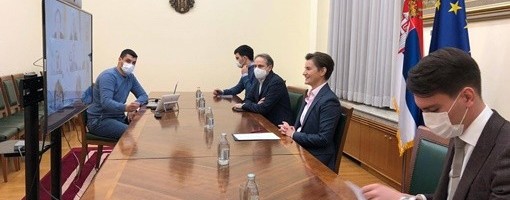 Brnabić sa guverenom Japanske banke za međunarodnu saradnju