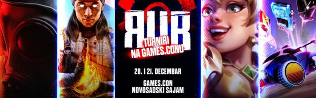 RUR Esports turniri na Games.con festivalu u Novom Sadu: Prijavite se ovde!