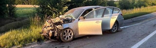 Udes kod Bečeja: Pijan se zakucao u kamion (FOTO)