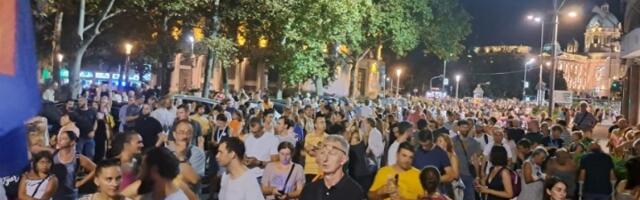 Danas novi protest, u fokusu prosveta i vladavina prava