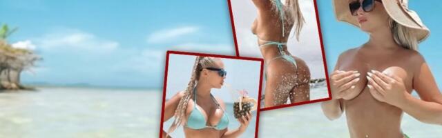 Vrela novinarka zaludela sportiste i navijače! Prsata plavuša ostavlja bez daha! (FOTO)