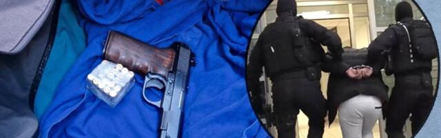 Pištoljem pretio dvojici radnika i jednoj ženi! Držao oružje u ormariću firme!