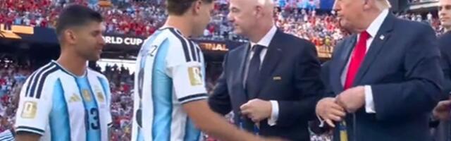 Ceo svet bruji o onom što je igrač Argentine uradio Donaldu Trampu posle finala Mundijala