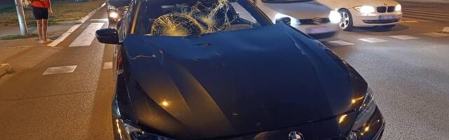 Drama u Novom Sadu: Mladić pretrčavao ulicu na crveno, naleteo BMW i oborio ga