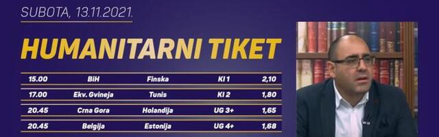 Humanitarni tiket u podne: Vladimir Đukanović tipuje za „Svice u mraku“