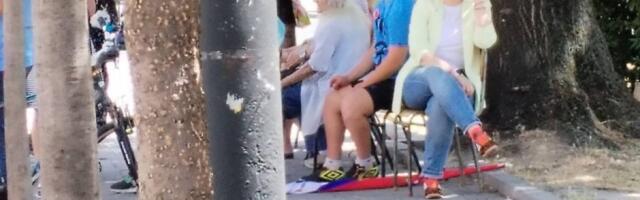 (FOTO) "Kraljevo se krčka, a Žaklina se brčka": Tatalović "nađena" svuda, osim na protestu
