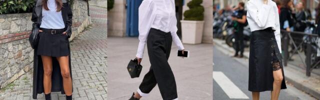 30 modernih načina da nosite crnu i belu ove sezone