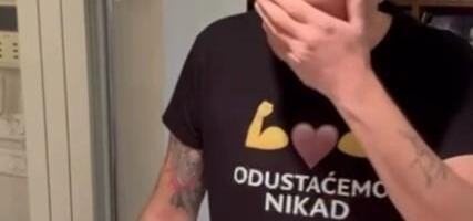 ČEDA JOVANOVIĆ PLAČE, ACA KOS GA SNIMA: Emotivan trenutak u stanu u kom žive: Osetićeš jednog dana kako je kad se pocepaš na pola